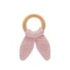 Babyjem Wooden Ring Teether Pink