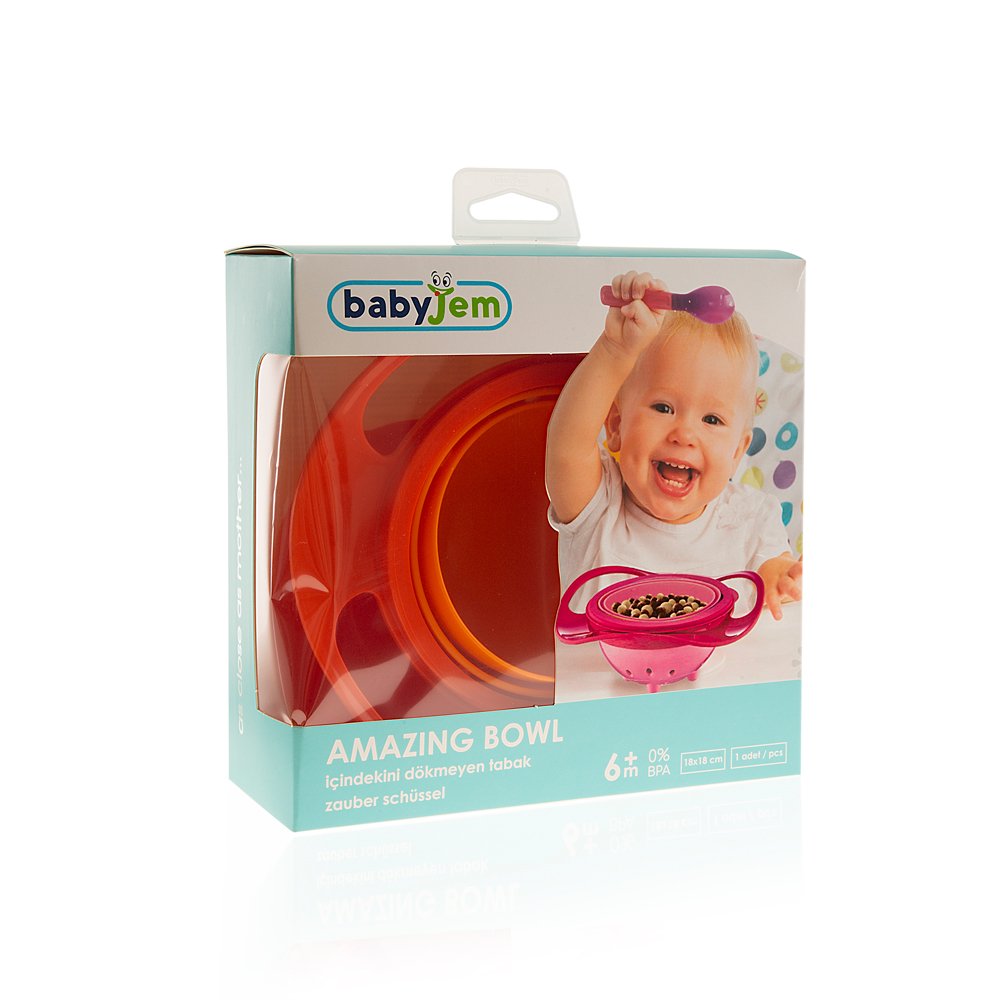 Babyjem Amazing Bowl Orange - Image 4