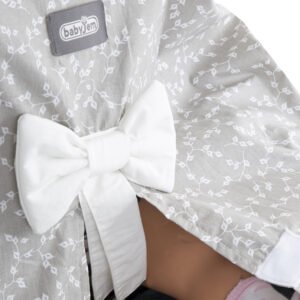 Babyjem Babyjem Baby Cover Gray Flower