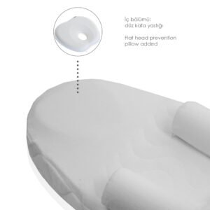 Babyjem Anticholic Sleeping Pillow / Air / White