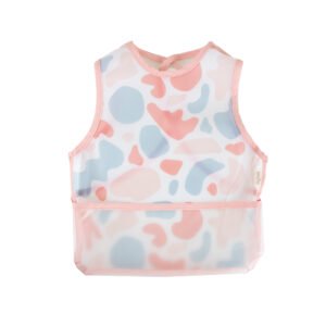 Babyjem Stain-Proof Wear-Proof Bib Pink Puzzle