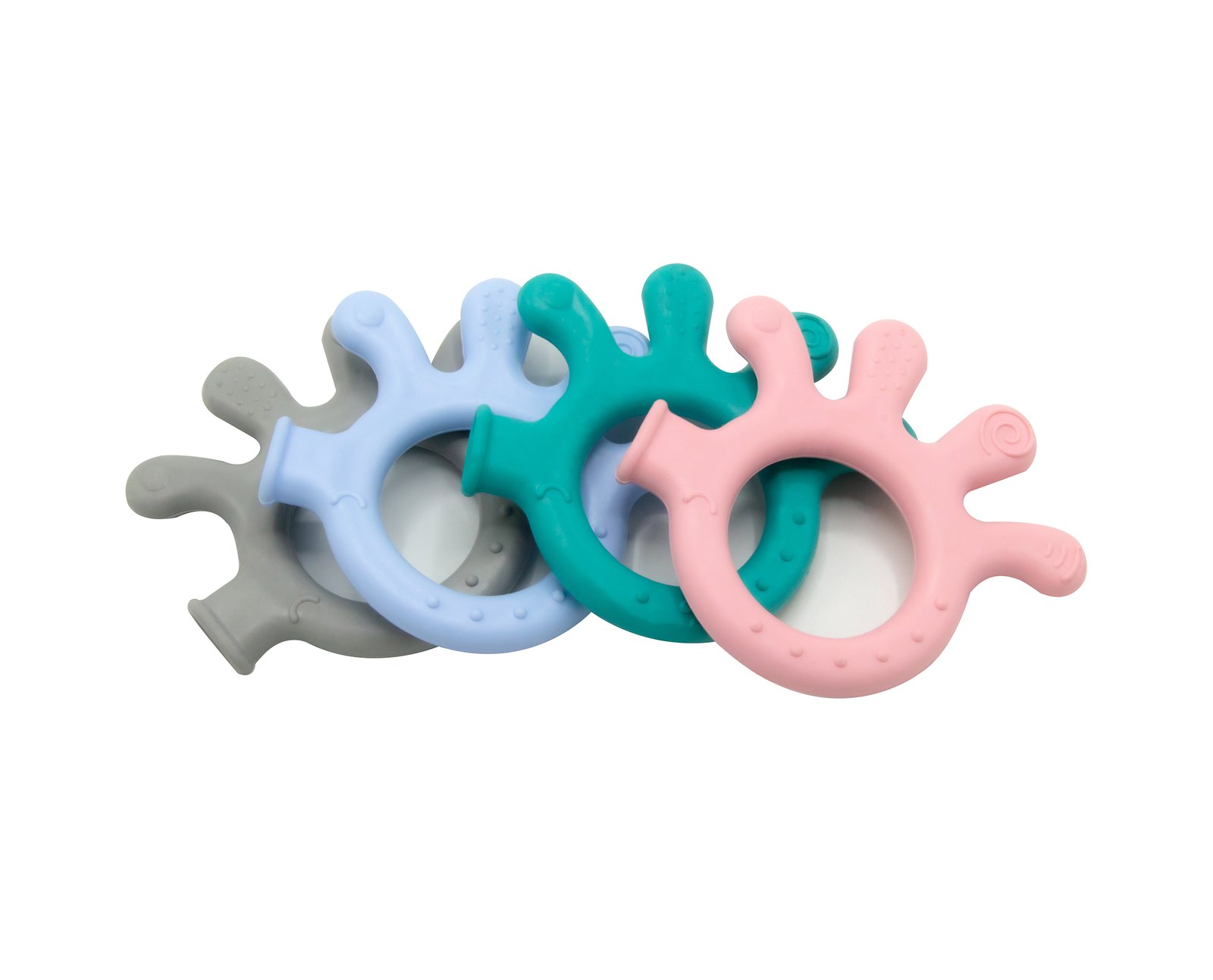Babyjem Baby Teethering Gloves /Octopus / Grey - Image 3