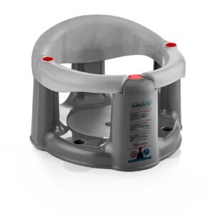 Babyjem Anti-Slip Baby Bath & Feeding Seat Grey