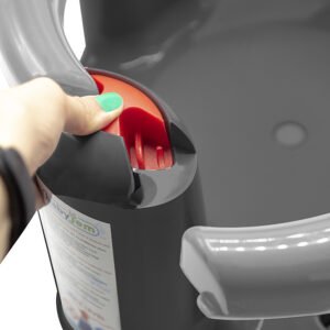 Babyjem Anti-Slip Baby Bath & Feeding Seat Grey