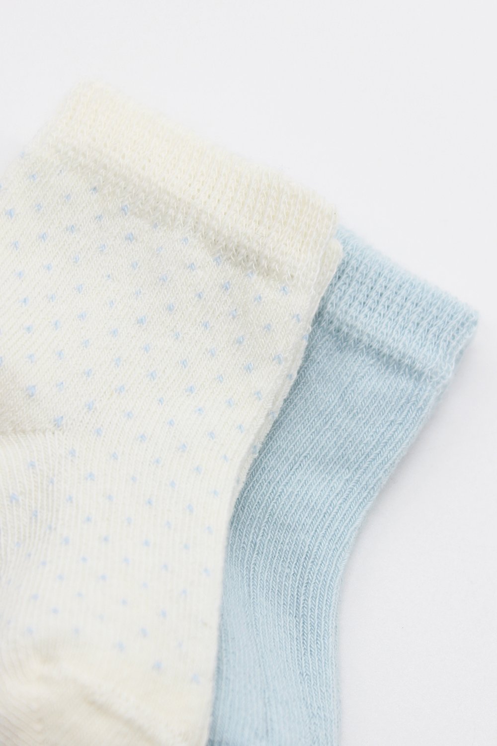Bistyle Organic 2-Pairs Combed Socks (6-12 m) Blue - Image 6