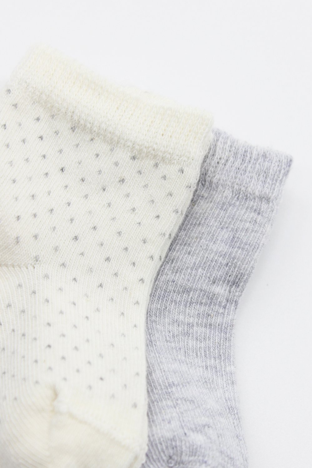 Bistyle Organic 2-Pairs Combed Socks (24-36 m) Grey - Image 6