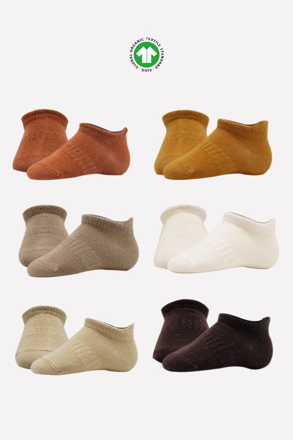 Bistyle 6-Pairs Combed Liner Socks (12-24 m) Colored - الصورة 6