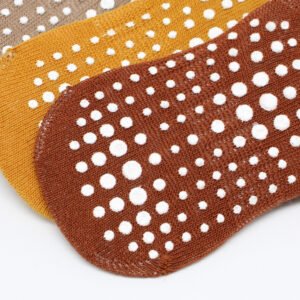 Bi?style 6-Pairs Combed Non-Slip Liner Socks (24-36 m) Colored