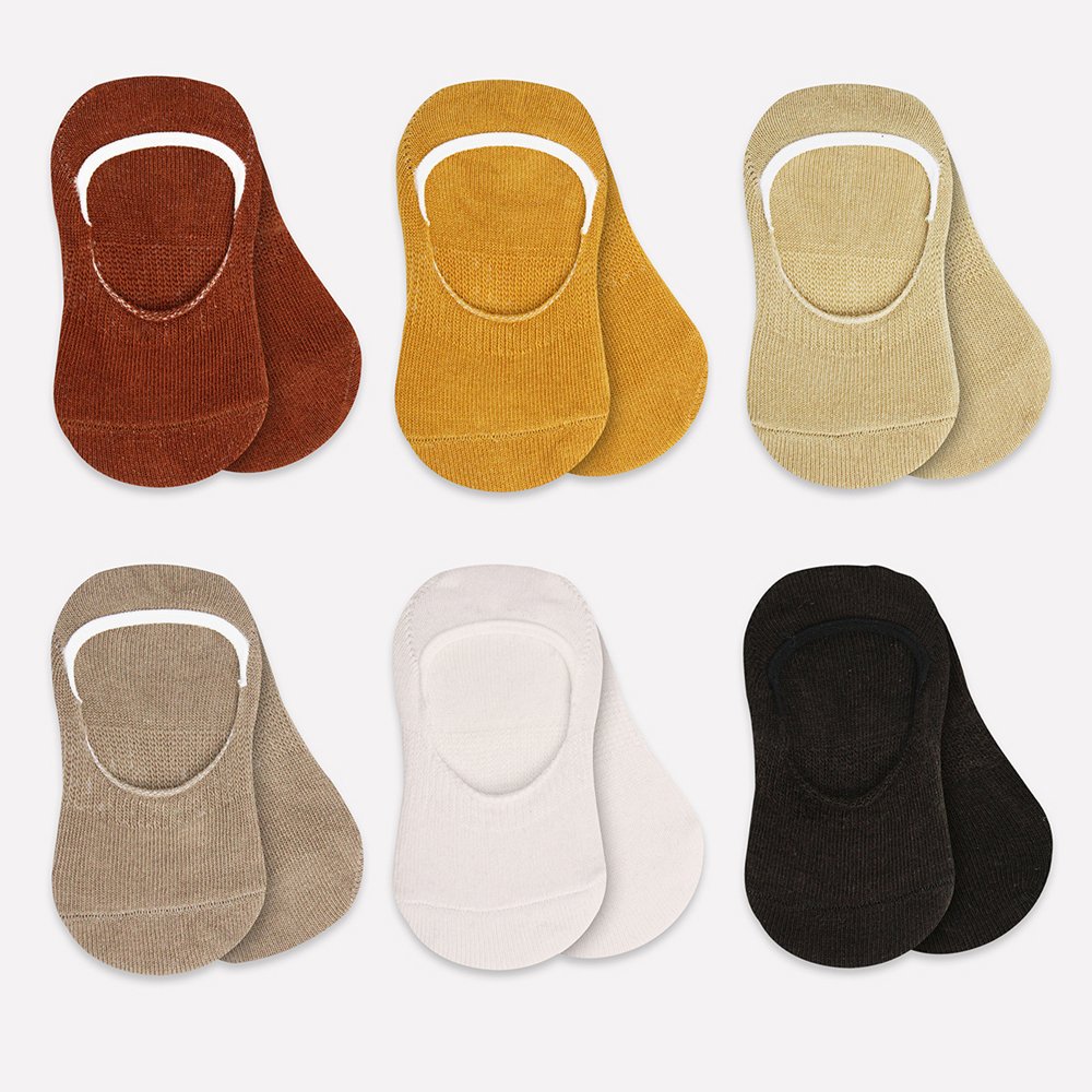 Bistyle 6-Pairs Baby Ballerina Socks (0-6 m) Colored