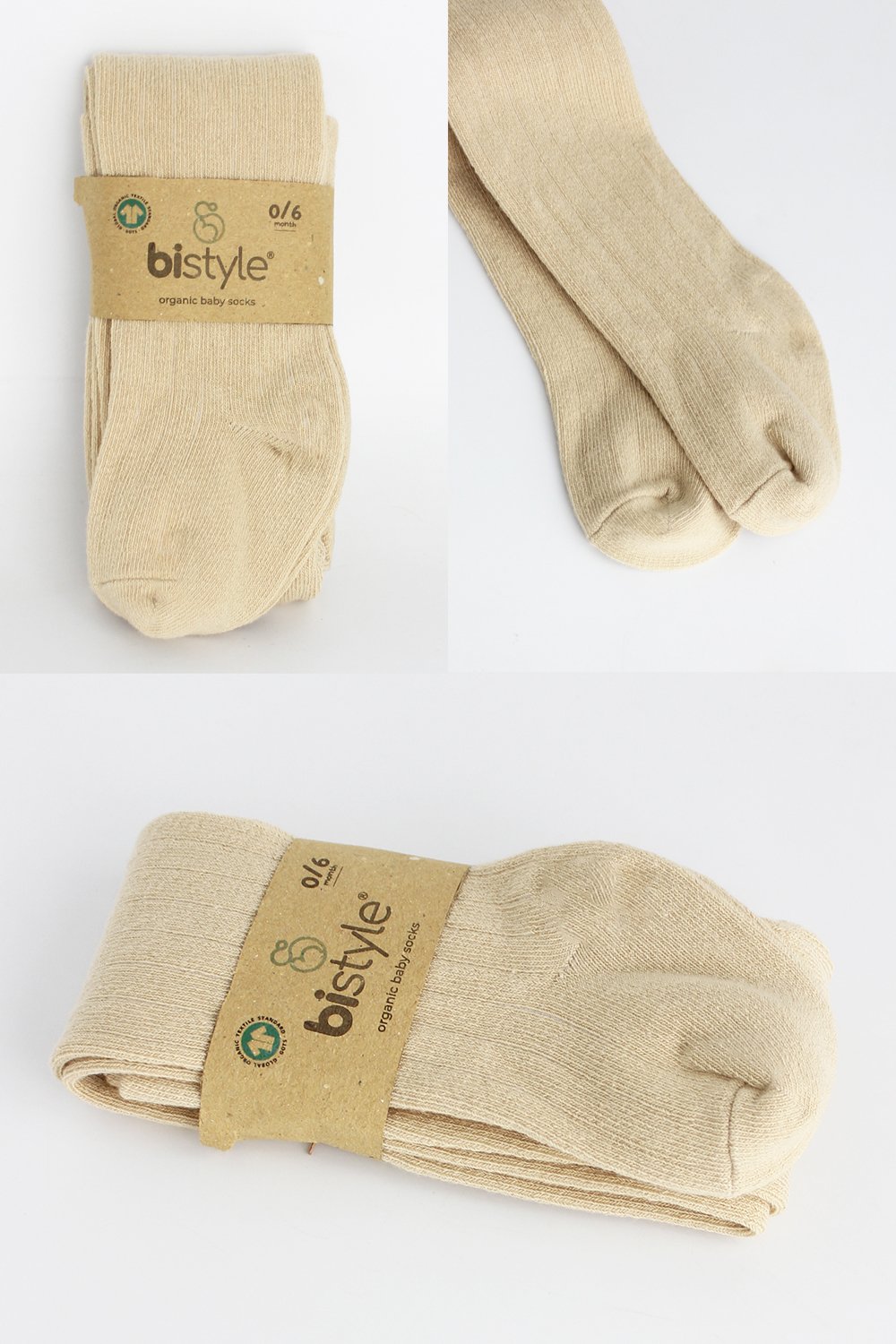 Bistyle Combed Cotton Single Tight (24-36 m) Mocha - Image 6