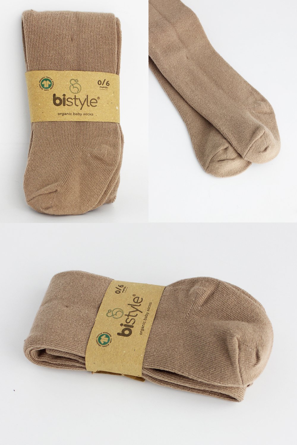Bistyle Combed Cotton Single Tight (24-36 m) Brown - Image 6