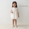 Miomini Floral Print Baby Girl Dress, (4304), Brown, 18 Months
