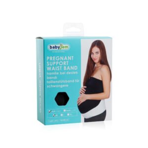 Babyjem Pregnancy Support Waist Band / Black (M)