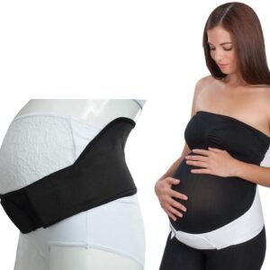 Babyjem Pregnancy Support Waist Band / White (XL)
