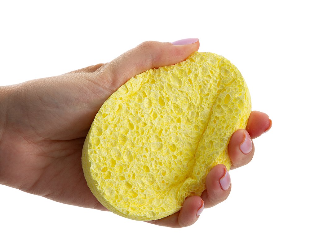 Babyjem Natural Bath Sponge / Yellow - Image 3
