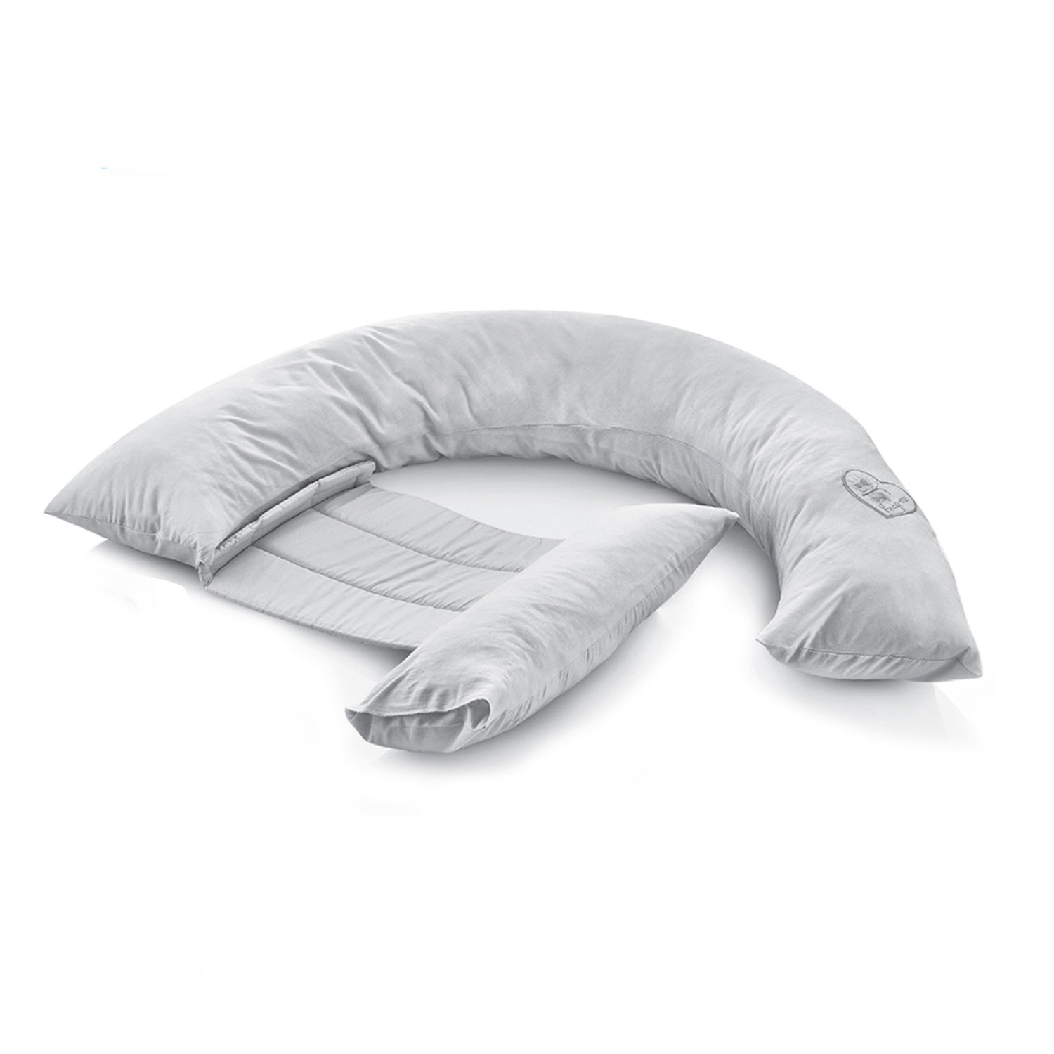 Babyjem Pregnancy Back Support&Feeding Pillow Grey