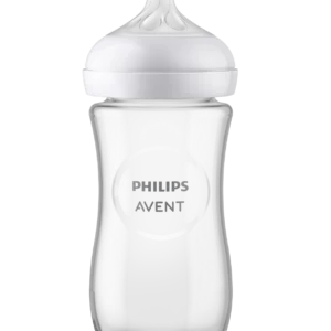 Philips Avent Natural Response Glass Baby Bottle, 240ml