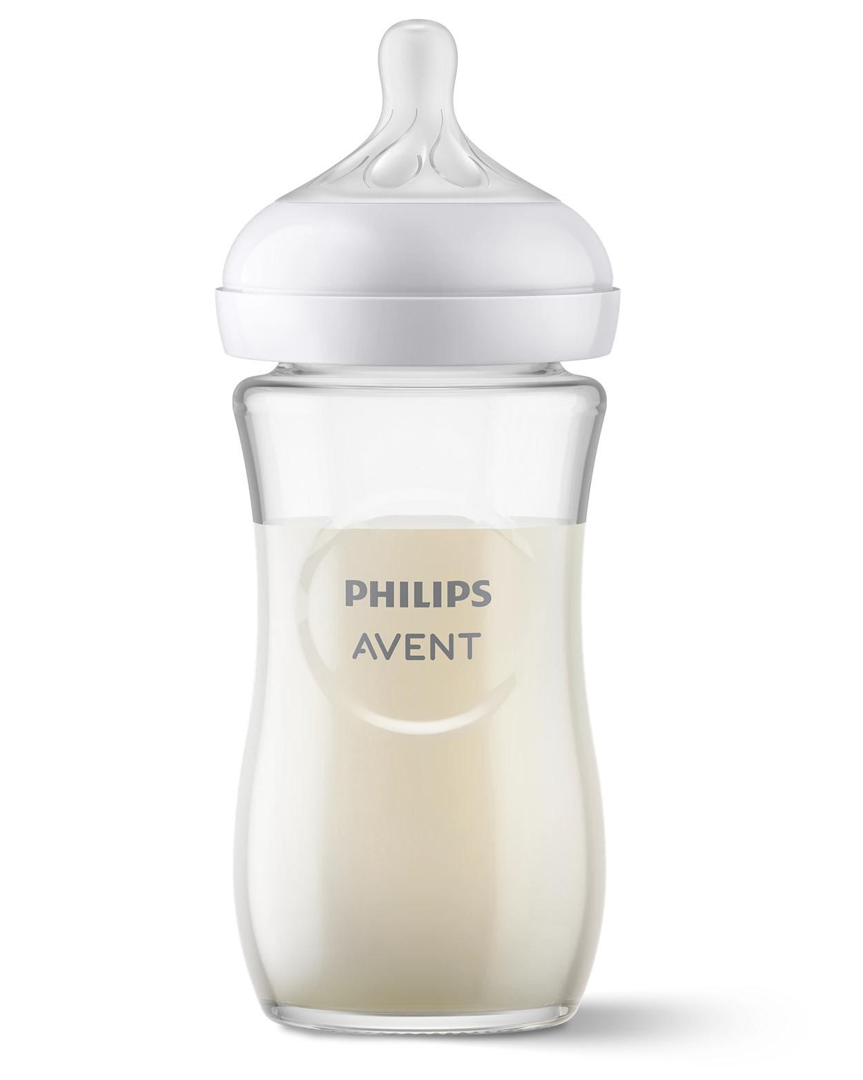 Philips Avent Natural Response Glass Baby Bottle, 240ml - Image 2