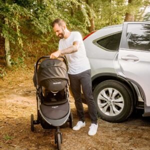 Maxi-Cosi Gia XP Luxe 3-Wheel Travel System, Midnight Black