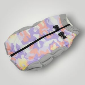 Pastel Camouflage Waterproof Winter Jacket for Pets (L)