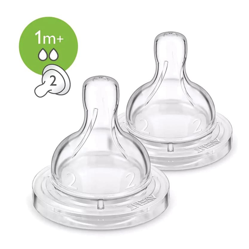 Avent Anti-colic 2 Slow flow teats (2 Holes)