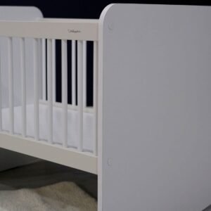 BW1020 White Rocking Crib 120*60
