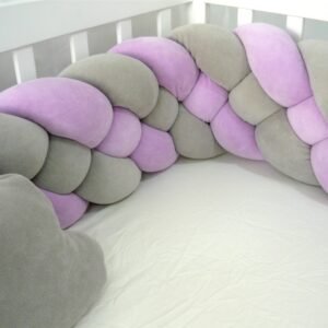 Aurora Braided Bedding Set Lavender