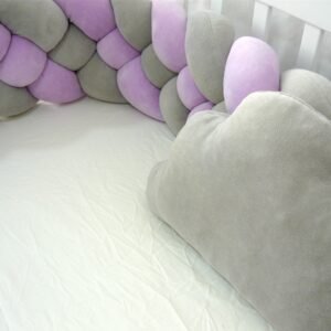 Aurora Braided Bedding Set Lavender