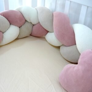 Bella Braided Bedding Set Rouge