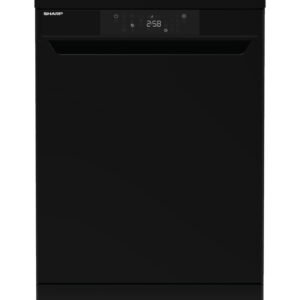 SHARP Dishwasher 14 Set 8 Programs Black