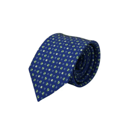 Lady Bug on Navy Silk Tie