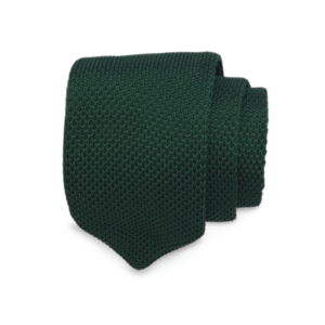 Dark Green Knitted Tie