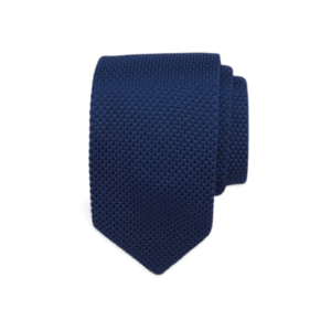 Navy Blue Knitted Tie