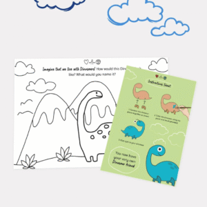 Long Neck Dinosaur Arts & Craft Box