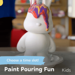 ورشة فن صب الألوان للأطفال