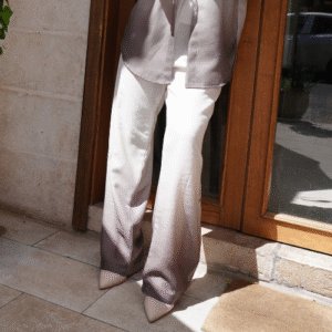 Semi Formal Suit Set - White & Grey