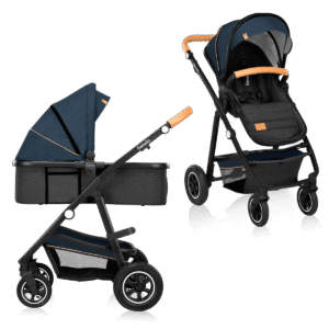 Lionelo Amber 2 in 1 Blue Navy - multi-function pram 2 in 1