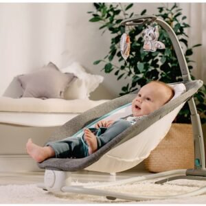 Lionelo Pascal Grey Scandi - bouncer - rocker