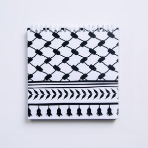 Notebook - Palestinian Koffeyah White