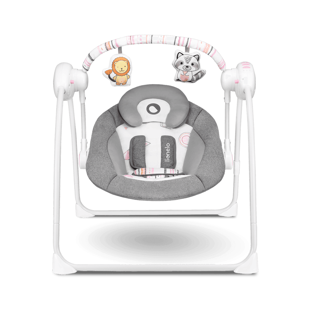 Lionelo Ruben Grey Rose - bouncer - rocker - Image 2