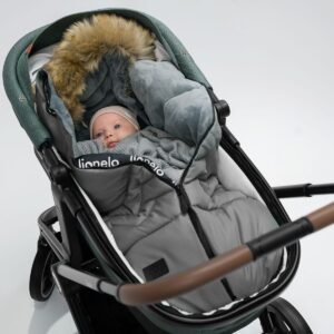 Lionelo Frode Grey Dove - footmuff for a stroller