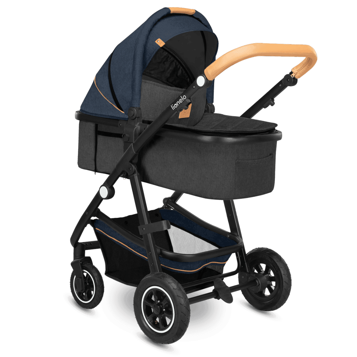 Lionelo Amber 2 in 1 Blue Navy - multi-function pram 2 in 1 - الصورة 4