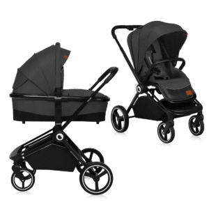 Lionelo Mika 2 in 1 Grey Graphite - multi-function pram 2 in 1