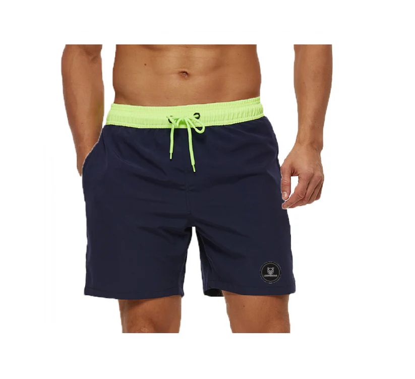 Solid Navy Blue - Swimming Shorts