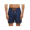 Palm Trees on Navy Blue - Swimming Shorts