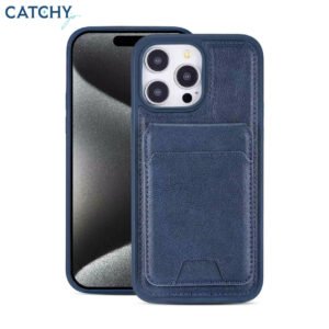 iPhone 14+15+16 Series Magnetic Leather Case With Card Slot