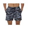 Black Grey Camo - Swimming Shorts