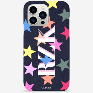 iPhone Leather RZK Stars Case (Design)