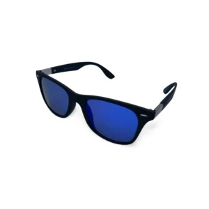 Rectangular Dark Blue Sunglasses