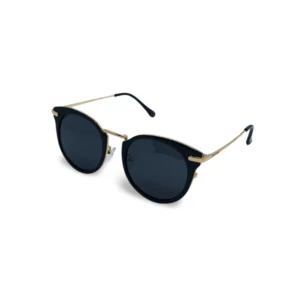 Cat Eye Black/Gold Sunglasses